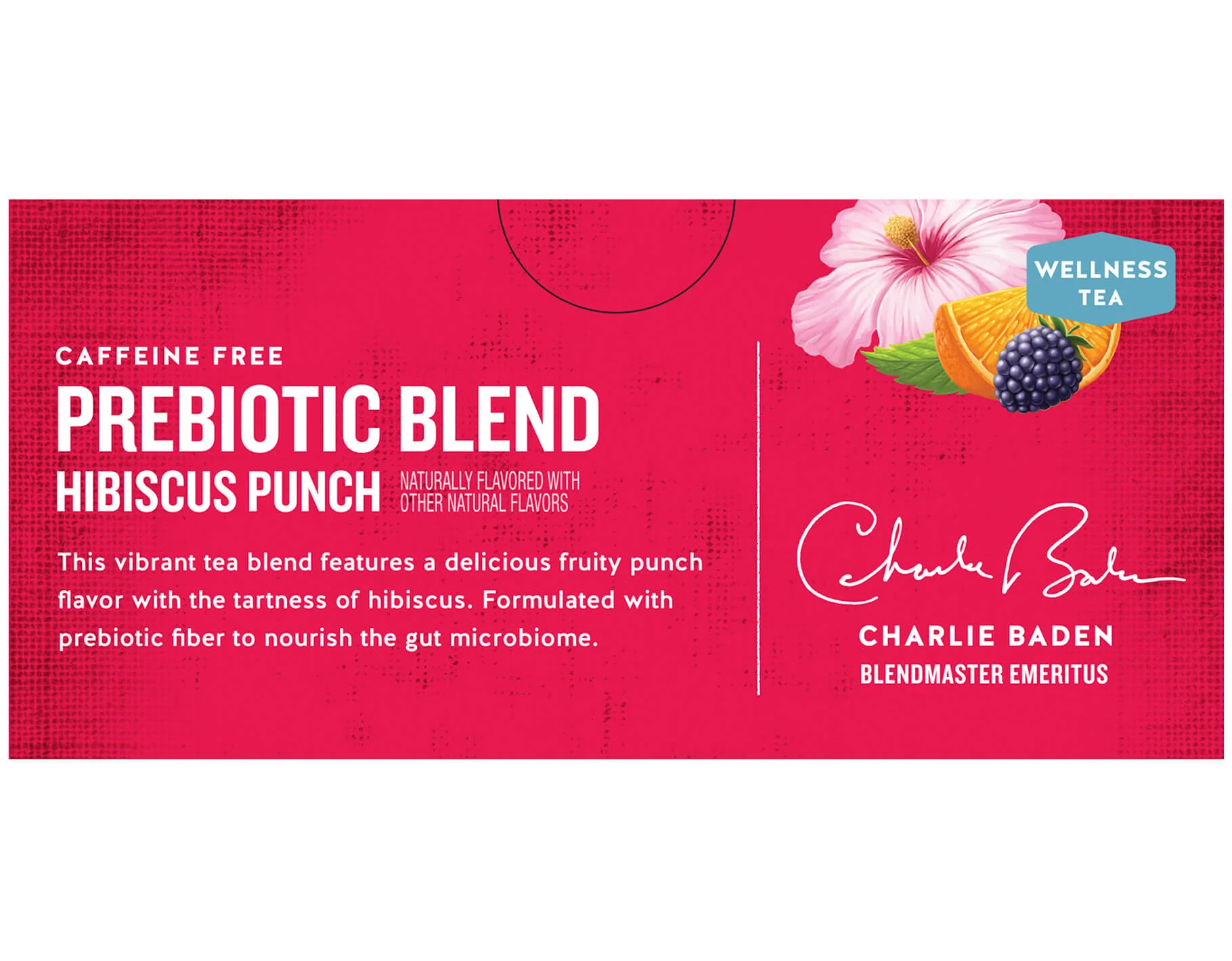 Prebiotic Blend Hibiscus Punch Wellness Tea - Image 3