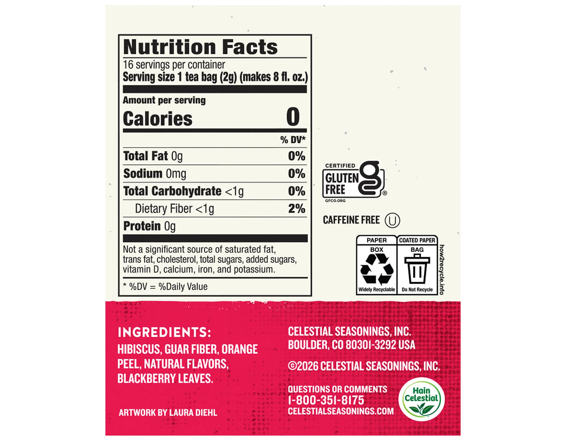 Prebiotic Blend Hibiscus Punch Wellness Tea - Image 5