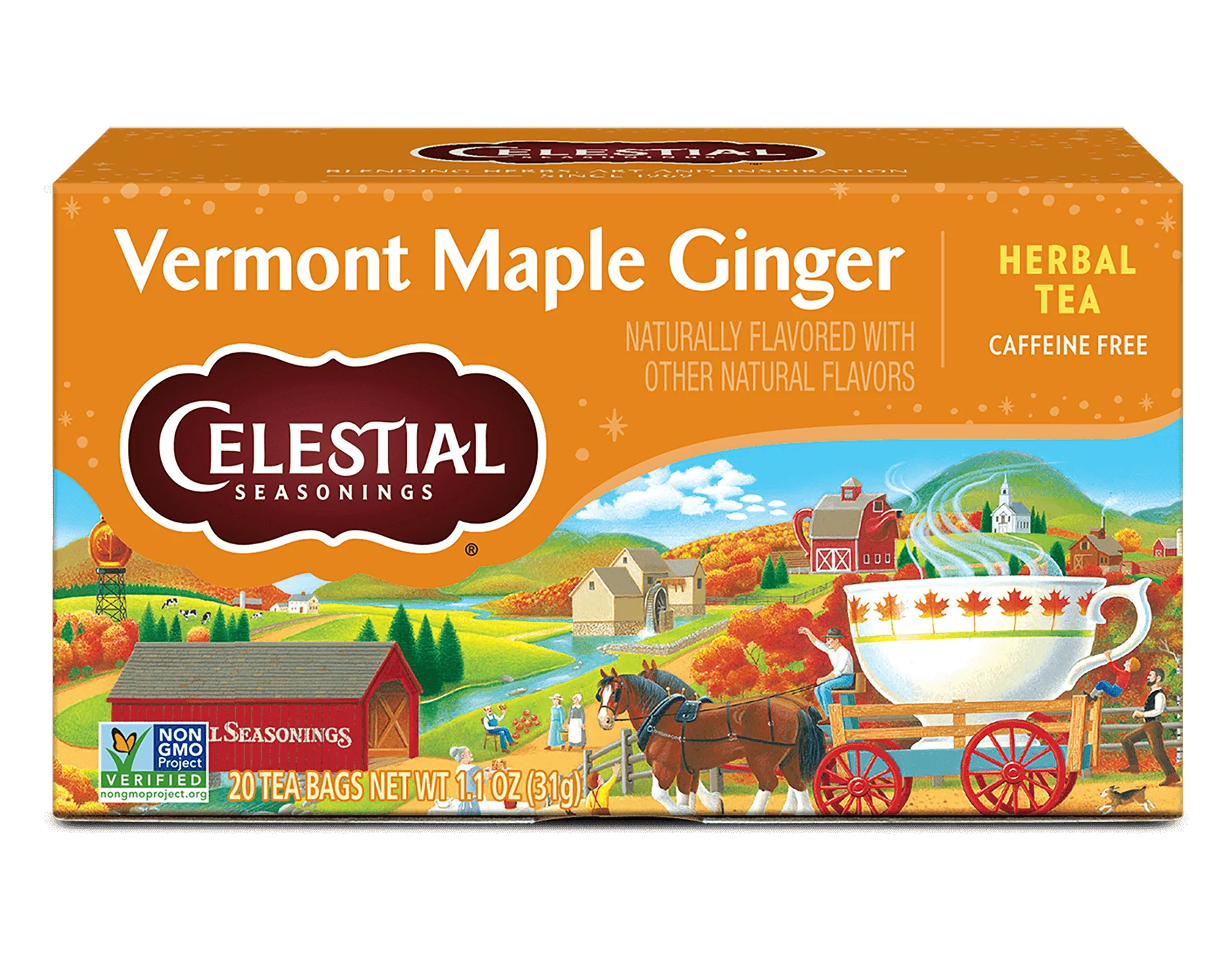 Vermont Maple Ginger Herbal Tea